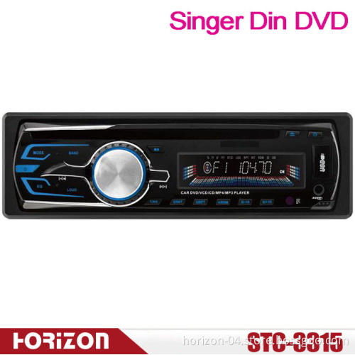 STC-3315 Single DIN Car DVD Player Support CD, USB, SD MMC Card Maximum Power Output: 4CH*25W (7388 IC)